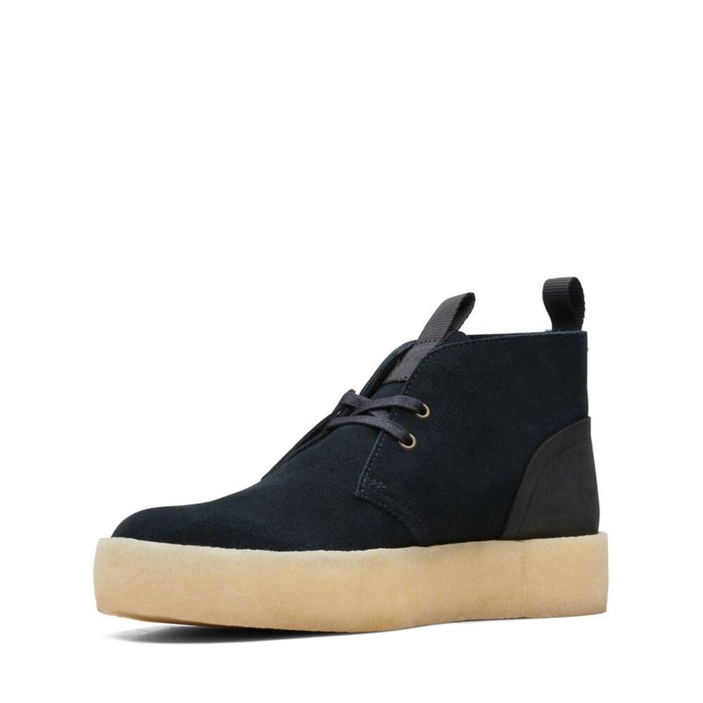Clarks Mens Desert Cup Black Boots (NWT) - Picture 4 of 6